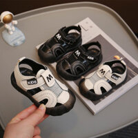 [Đang bán buôn] Dép sandal kín mùa hè cho bé trai, giày đi biển chống đá cho bé trai từ 1-2-3 tuổi, giày mềm không trượt cho trẻ nhỏ