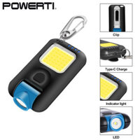 Đang BÁN Mini Led Móc Khóa Đèn Pin Đa Năng Usb Sạc Cob Đèn Làm Việc Ngoài Trời Khẩn Cấp Cắm Trại Đèn