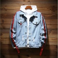 ĐẲNG CẤP TT Áo khoác jean nam rách - AB38