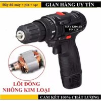 ĐẲNG CẤP VỚI BỘ MÁY KHOAN BẮT VÍT ĐA NĂNG KHOAN PIN ĐẢO CHIỀU LỎI ĐỒNG CHẠY KHỎE HÀNG TỐT