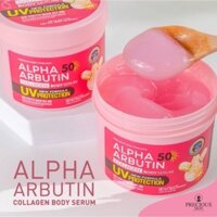 (Dạng Gel) Kem dưỡng trắng da BODY chống nắng Alpha Arbutin Collagen 500gr