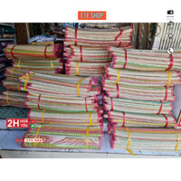 [Đang giảm] chiếu cói hoa, màu sắc đặc trưng và mùi thơm của sợi cói tự nhiên, size 0.8m/1m/1m2/1m4/1m6/1m8