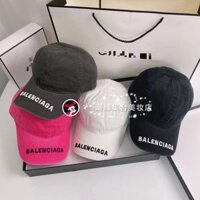 [Đang giảm giá] Đơn hàng chính hãng bán chạy Paris Home Đau khổ khói xám Mũ bóng chày mềm giặt hàng đầu Denim Cotton Cặp đôi Mũ hợp thời trang