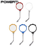 Đang giảm giá Gương Chiếu Hậu Xe Máy Hợp Kim Nhôm Tay Cầm Gắn Retro Mặt Tròn Gương Cho Xe Đạp Đường Phố Xe Tay Ga