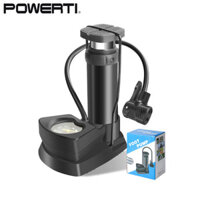 Đang giảm giá Máy bơm chân áp suất cao Máy bơm sàn xe đạp với van Schrader / Presta / Woods Vòi phun ba công dụng Con trỏ đo áp suất Máy bơm hơi cho xe đạp Bóng Đồ chơi bơm hơi