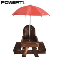 Đang giảm giá Sóc Ăn Có Ghế Để Bàn, Giá Đỡ Ngô Bằng Gỗ, Bàn Ăn Cho Sóc Chipmunk Dã Ngoại Bàn, Bộ Ăn Chipmunk Có Cấu Trúc Chắc Chắn