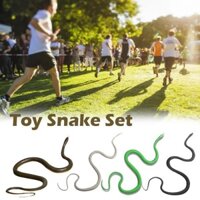 Đảng Ngộ nghĩnh Cao Su Thực Tế Rắn Prank Có Dây Và Kẹp Cao Su Giả Rắn Mẫu Thời Trang O9w9