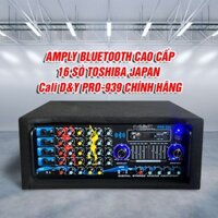 Đánh Bass Lực - Ampli 16 sò Nhật lớn, Amply nghe nhạc, Âm Ly BLUETOOTH Cali.D&Y PRO-939 ( Tặng dây AV kết nối )