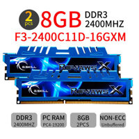 Dành Cho 16GB (2x 8GB) G.Skill Ripjaws DDR3 OC 2400 MHz F3-2400C11D-16GXM 240Pin RAM Bộ Nhớ