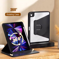 Dành Cho 2025 Ipad Air 11 Ốp Lưng Mới 11th Pro 11 10th 10.9 Air6 10.2 7th 8th 9th Gen 360° Vỏ xoay có giá đỡ bút