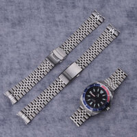 Dành Cho 22 Mm Seiko Samurai Vua SRPE33 35 SRPF79 SRPH43 SRPJ93 SBDY095 SRPG21 SRPF79 Bạc Năm Thánh Vòng Tay Dây Đeo Cong Chắc Chắn