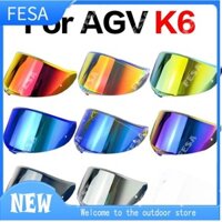 Dành Cho AGV K6 Full Face Motercycle Mũ Bảo Hiểm Tấm Che Ống Kính Capacet Mũ Bảo Hiểm Phụ Kiện Nhiều Màu Mũ Bảo Hiểm Tấm Che Giọt