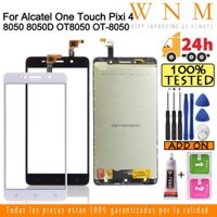 Dành Cho Alcatel One Touch Pixi 4 8050 OT8050 8050D Màn Hình LCD Lắp Ráp Màn Hình Cảm Ứng Số Hóa Kính