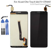 Dành cho Alcatel One Touch Idol X + Plus OT6043 6043 604 ✷ ❈ Màn hình LCD với bộ số hóa màn hình cảm ứng Phụ tùng thay thế