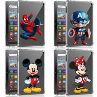 Dành Cho Amazon Fire HD 10 / 10 Plus 11th 13th Gen / Fire Max 11 / Kindle Scribe 10.2 Người Nhện Mickey Minnie Chống Rơi Trong Suốt Silicon Mềm TPU Vỏ Máy Tính Bảng Chống Sốc