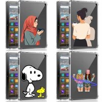 Dành Cho Amazon Fire HD 10 / 10 Plus 11th 13th Gen / Fire Max 11 / Kindle Scribe 10.2 Snoopy Girl Tình Bạn Kỳ Lân Chống Rơi Trong Suốt TPU Mềm Chống Sốc Vỏ Máy Tính Bảng