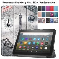 Dành Cho Amazon Kindle Fire HD8 Ốp Lưng 2020 Dành Cho Kindle Fire HD 8 Plus Ốp Lưng Thế Hệ 10 Máy Tính Bảng PC PU Chống Sốc