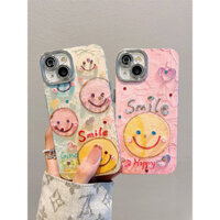 Dành Cho Apple 15 Ốp Điện Thoại iphon14promax Tiếng Anh Mặt Cười 13 Tia Xanh Chấm Kim Cương 12 Phong Cách Hàn Quốc Phong Cách Mới 11ins Phong Cách 14pro Influencer Nữ Phong Cách 13pro Đi Kèm Ống Kính Phim Vỏ Điện Thoại iPhone 15 14 11 12 13 pro max Ốp điệ