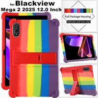 Dành Cho Blackview Mega 2 Mega2 2025 12.0 Inch Vỏ Máy Tính Bảng Silicon Mềm Siêu Chống Sốc Vỏ Bảo Vệ Đứng