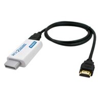 Dành Cho Bộ Chuyển Đổi Wii Sang HDMI Với Cáp HDMI Tốc Độ Cao 5ft Bộ Chuyển Đổi Wii2HDMI Đầu Ra Video & Âm Thanh Với Jack 3.5mm Âm Thanh, Hỗ Trợ Tất Cả Các Chế Độ Màn Hình Wii 480P, 480I, NTSC