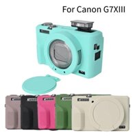 Dành Cho Canon Powershot G7XII G7X II G7X Mark 2 G7X Mark III G7XIII G7X3 G7X2 Vỏ Silicon Cao Su Mềm Có Bảo Vệ Ống Kính