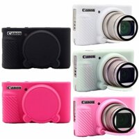 Dành Cho Canon Powershot SX730 SX740 HS Silicone Giáp Da Ốp Lưng Túi Máy Ảnh Bảo Vệ Thân Bảo Vệ