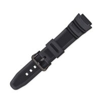 Dành cho dây đeo cao su Casio AE-1200 AE1200 AE-1000W AE-1300 AQ-S810W SGW-400H F-108WH W-215 Dây đeo đồng hồ thể thao Dây đeo đồng hồ