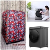 (Dành cho Dòng cửa ngang LG Inverter 15kg) Bọc máy giặt Cao Cấp Chống Thấm ,Chống bám bụi, phủ kín phía sau