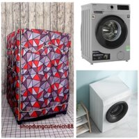 (Dành cho Dòng Panasonic từ 9 - 10.5kg) Vỏ Bọc Máy Giặt Cửa Ngang Cửa Trước Chống Thấm Nước Chống Nắng Vải Dù Bền