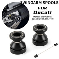 Dành cho Ducati Monster 696 / 795 / 797 Scrambler 400 / 800 / 1100 Phụ kiện xe máy Tay đòn Ống chỉ Duy trì Chân đế Vít Bu lông Thanh trượt