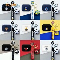 Dành Cho EarFun Air2 Ốp Lưng Hoạt Hình Bóng Rổ Bóng Đá Móc Khóa Mặt Dây Chuyền EarFun Air2 Silicon Mềm Ốp Lưng Vỏ Chống Sốc EarFun Air2 Vỏ Bảo Vệ