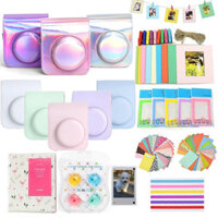 Dành Cho Fujifilm Instax Mini 12 Camera Tức Thì Mini Túi Bảo Vệ + 64 Túi Album Ảnh + Lọc Màu + Dán + Khung