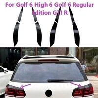 Dành Cho Golf 6 High 6 Golf 6 Phiên Bản Thường Xuyên GTI R Xe Phía Sau Đèn Pha Lông Mày Xe Mí Mắt Miếng Dán Bóng Đen