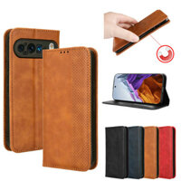 Dành Cho Google Pixel 9 Pro XL 8a 8a Ví Da Flip Phone Case Cho Google Pixel 7 Pro 6A 5A 4 3A XL Silicon Mềm Bảo Vệ Chống Sốc