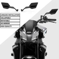 Dành cho gương chiếu hậu xe máy YAMAHA MT03 MT07 MT09 MT09 MT10 SP ABS MT 07, cánh vô hình, gương chiếu hậu xoay điều chỉnh
