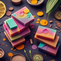 [Dành cho học sinh] Bộ nguyên liệu làm xà phòng/phôi xà phòng từ dầu (có giấy hướng dẫn cách làm)