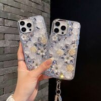 Dành Cho Honor 90 200 70 50 Lite Smart X7C X9C X6A X8A X9A Magic 6 pro X9B X8B X7B Full Kim Cương Giả Hoa ốp Lưng Điện Thoại Bling
