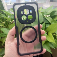Dành Cho Honor Magic 6 Pro Ốp Lưng XUNDD Túi Khí Chống Rơi TPU PC Bán Trong Suốt Matte Bảo Vệ Ống Kính Vỏ Điện Thoại