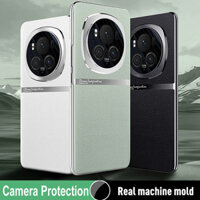 Dành Cho Honor Magic 6 Pro Ốp Lưng ELVEV Cao Cấp Da PU Mạ Điện Siêu Mỏng Bảo Vệ Camera
