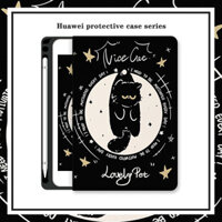 Dành Cho Honor Pad X9 X8 X8A 9 12.1 Inch Ốp Lưng Có Khe Cắm Bút Chống Sốc Huawei Mediapad M5 Lite T5 M6 10.8 Inch Dành Cho Matepad SE 11 10.4 Pro 12.6 Air 11.5 S 2023 T10 T10s Vỏ