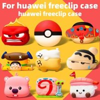 Dành Cho Huawei freeclip Ốp Lưng Tai Nghe Chống Sốc Ốp Lưng Huawei freeclip Vỏ Silicon Chống Sốc