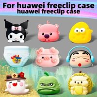 Dành Cho Huawei freeclip Ốp Lưng Tai Nghe Chống Sốc Ốp Lưng Huawei freeclip Vỏ Silicon Chống Sốc