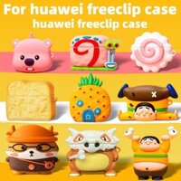 Dành Cho Huawei freeclip Ốp Lưng Tai Nghe Chống Sốc Ốp Lưng Huawei freeclip Vỏ Silicon Chống Sốc