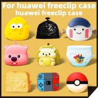 Dành Cho Huawei freeclip Ốp Lưng Tai Nghe Chống Sốc Ốp Lưng Huawei freeclip Vỏ Silicon Chống Sốc