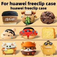 Dành Cho Huawei freeclip Ốp Lưng Tai Nghe Chống Sốc Ốp Lưng Huawei freeclip Vỏ Silicon Chống Sốc