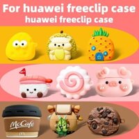 Dành Cho Huawei freeclip Ốp Lưng Tai Nghe Chống Sốc Ốp Lưng Huawei freeclip Vỏ Silicon Chống Sốc