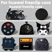 Dành Cho Huawei freeclip Ốp Lưng Tai Nghe Chống Sốc Ốp Lưng Huawei freeclip Vỏ Silicon Chống Sốc
