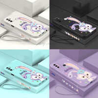 Dành cho Huawei Honor 10 Lite 10i 20i 20 30 50 60 70 80 90 Pro SE V10 V20 View 10 20 Phim Hoạt Hình StellaLou Thỏ Trẻ Em Vỏ Điện Thoại Silicon Mềm Vỏ Bảo Vệ Dây Đeo Tay