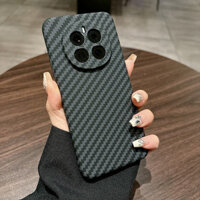 Dành Cho Huawei Honor Magic 7 PRO X9C 5G Ốp Lưng Sợi Carbon Mỏng Matte PC Cứng Chống Vân Tay Vỏ Chống Sốc