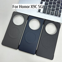 Dành Cho Huawei Honor Magic 7 RSR 6 5 Pro X9C Smart 200 300 Pro Ốp Lưng Siêu Mỏng Không Khung Họa Tiết Sợi Carbon Từ Tính